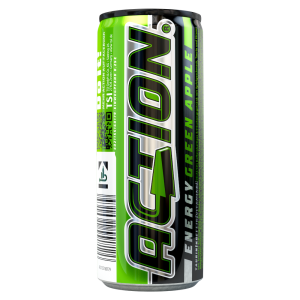 Action Energy Drink grüner Apfel Dose