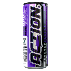 Action Energy Drink Purple Pomegranate & Blueberry Dose