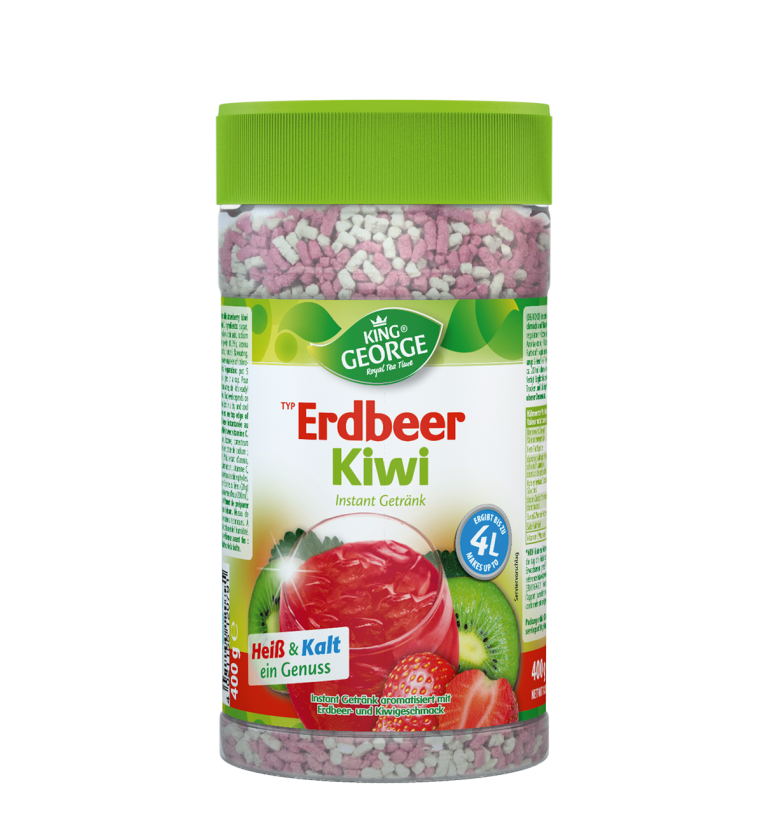 King George Instant Teegetränk Erdbeer und Kiwi