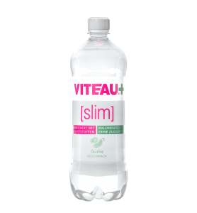 Viteau slim functional Water, Wasser angereichert mit Ballaststoffen, kalorienfrei ohne Zucker, Gurke Geschmack