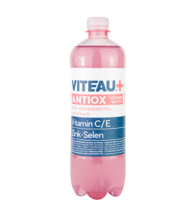 Viteau antiox functional Water, Vitamin Water, Wasser angereichert mit Vitaminen und Mineralstoffen in Acai-Granatapfel Geschmack