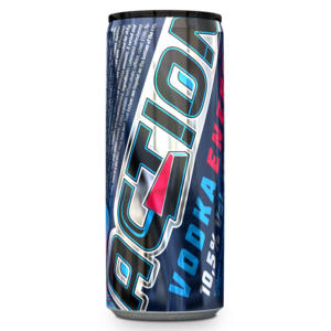 Action Energy Drink mit Vodka