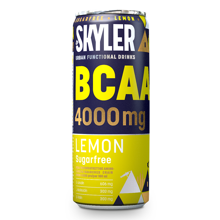 Skyler Energy Drink zuckerfrei mit BCAA, Zitrone Geschmack