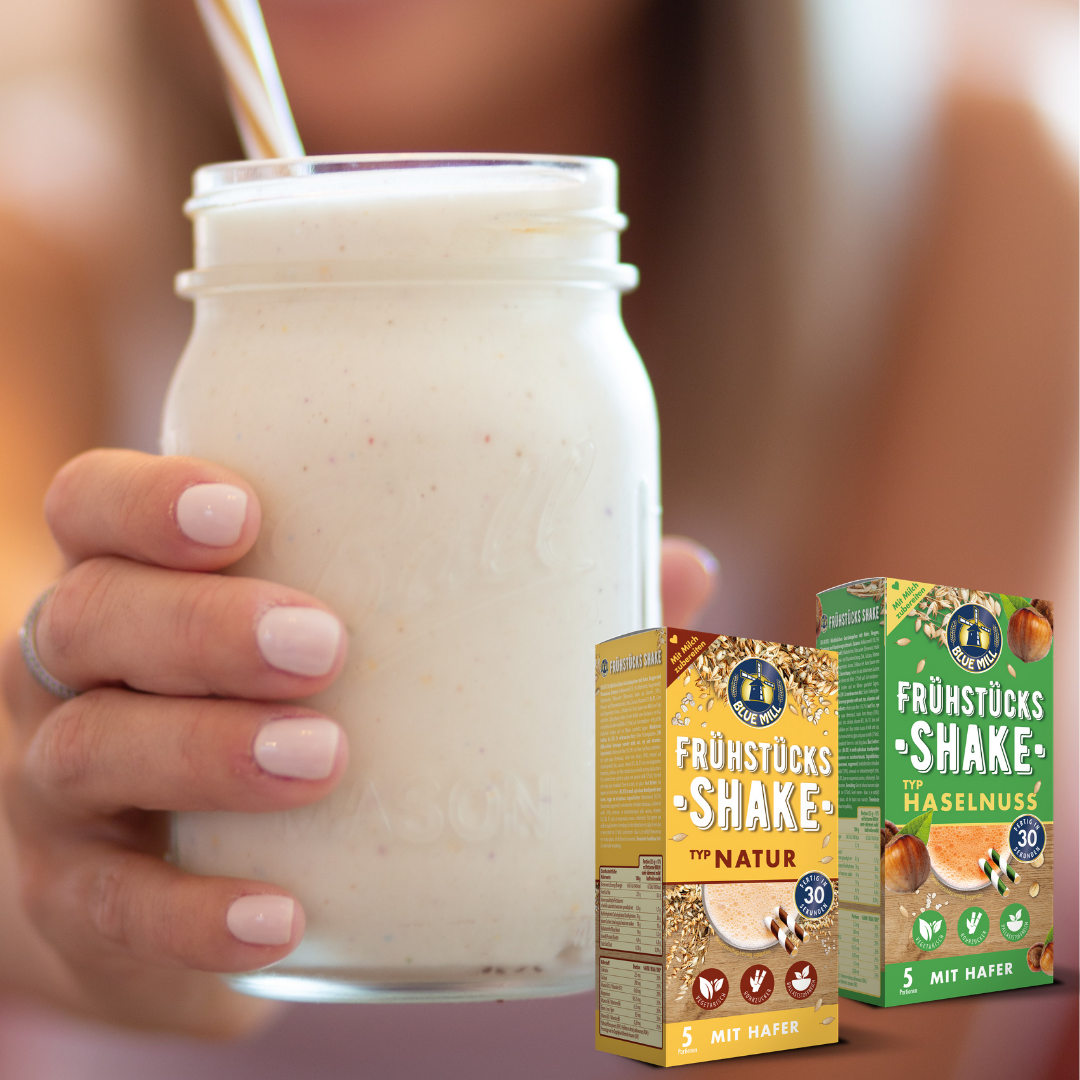 Jetzt neu: BLUE MILL Frühstücks Shakes