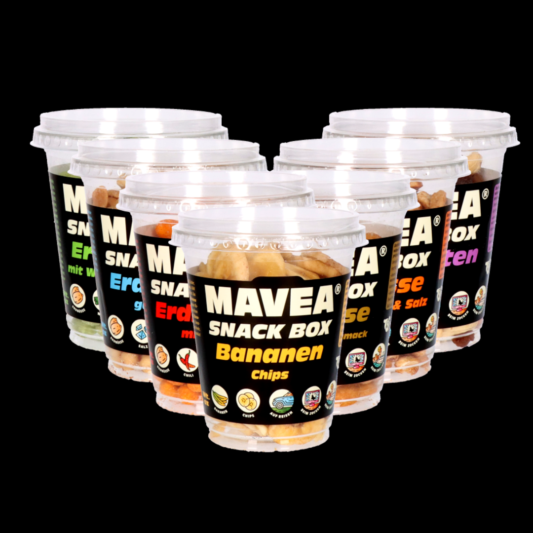 Neues aus dem Bereich Süßwaren: MAVEA Snack Box
