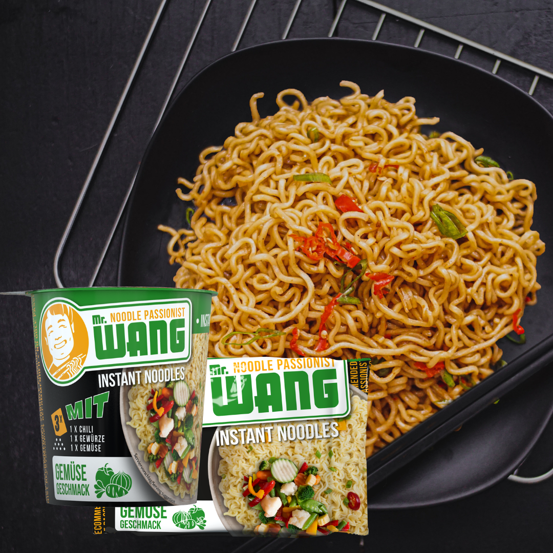 Jetzt neu: MR WANG Instantnudeln