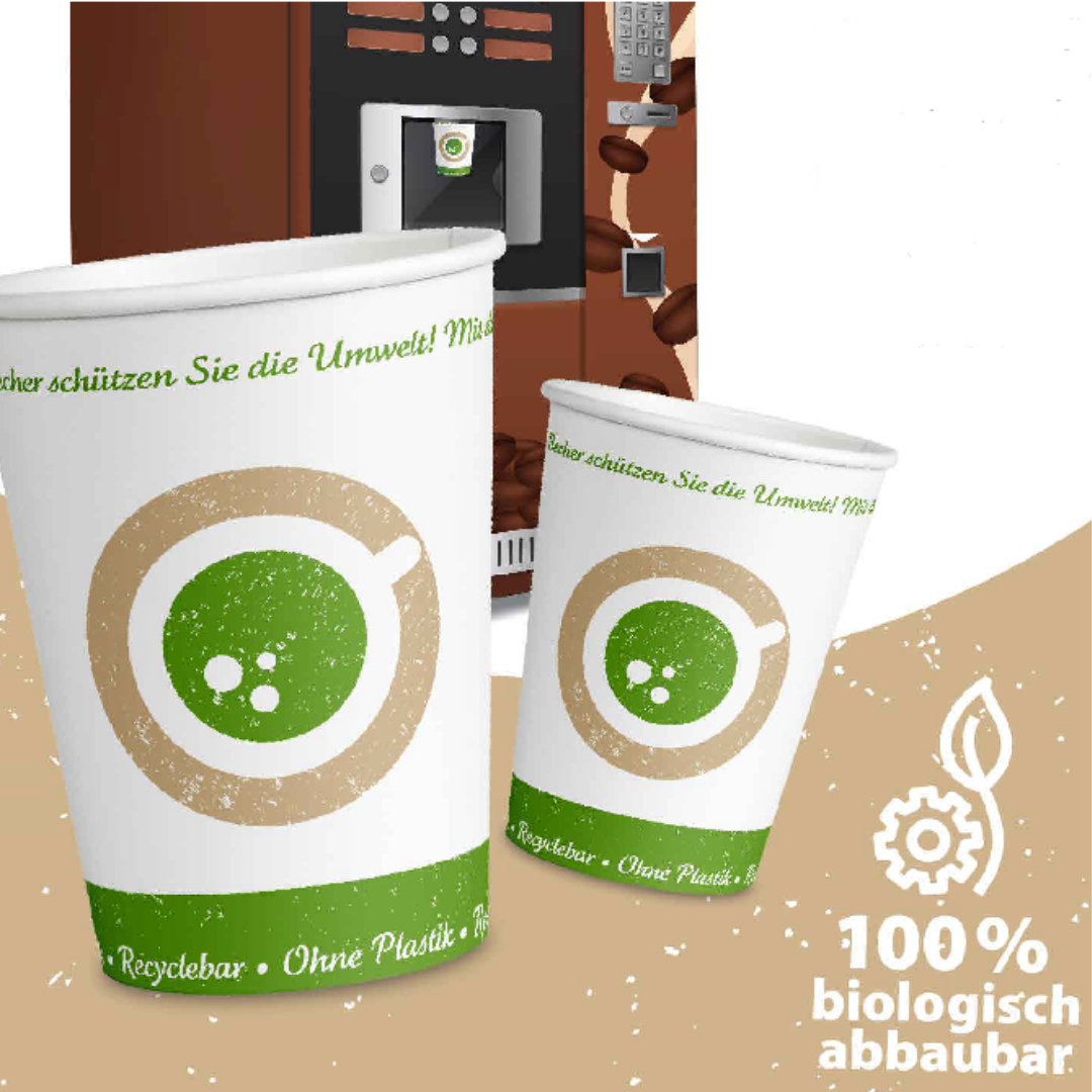 Neues aus dem Bereich Vending: INTERCUPS Bio Papierbecher