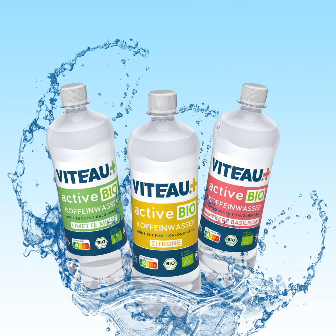 Jetzt neu: VITEAU+ ACTIVE Koffeinwasser