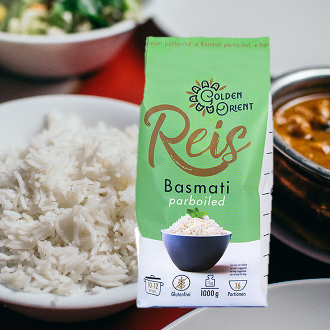 Neues aus dem Bereich Nährmittel: GOLDEN ORIENT Basmati Reis