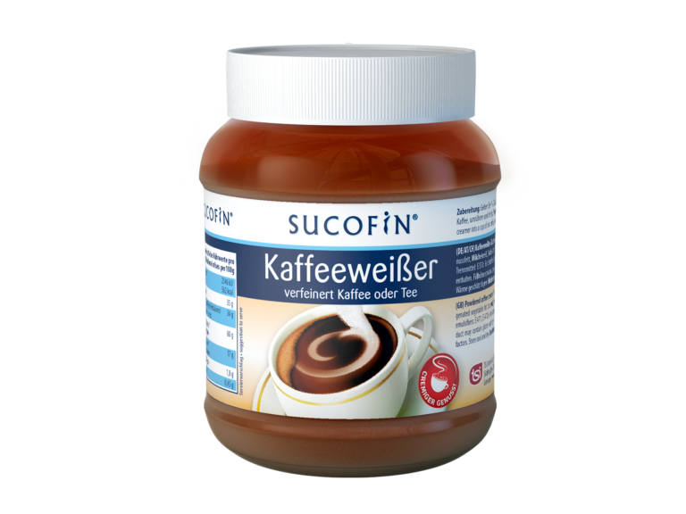 SUCOFIN: Kaffeeweißer verfeinert Kaffee oder Tee