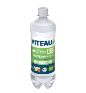 TSI Getränke Viteau Active Bio Koffeinwasser, Mineralwasser mit Koffein, Limette Minze Geschmack, hne Zucker ohne Kalorien