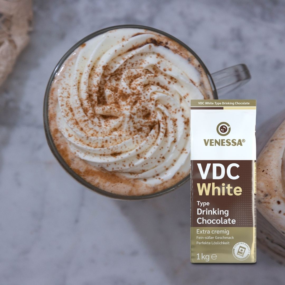 Jetzt neu: VENESSA Weiße Trinkschokolade