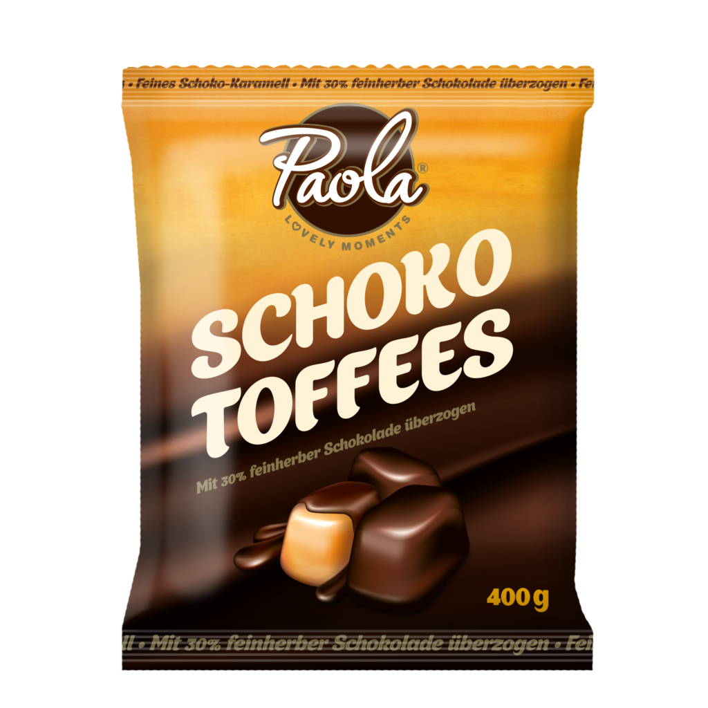 Neues aus dem Bereich Süßwaren: PAOLA Schokoladentoffees - TSI
