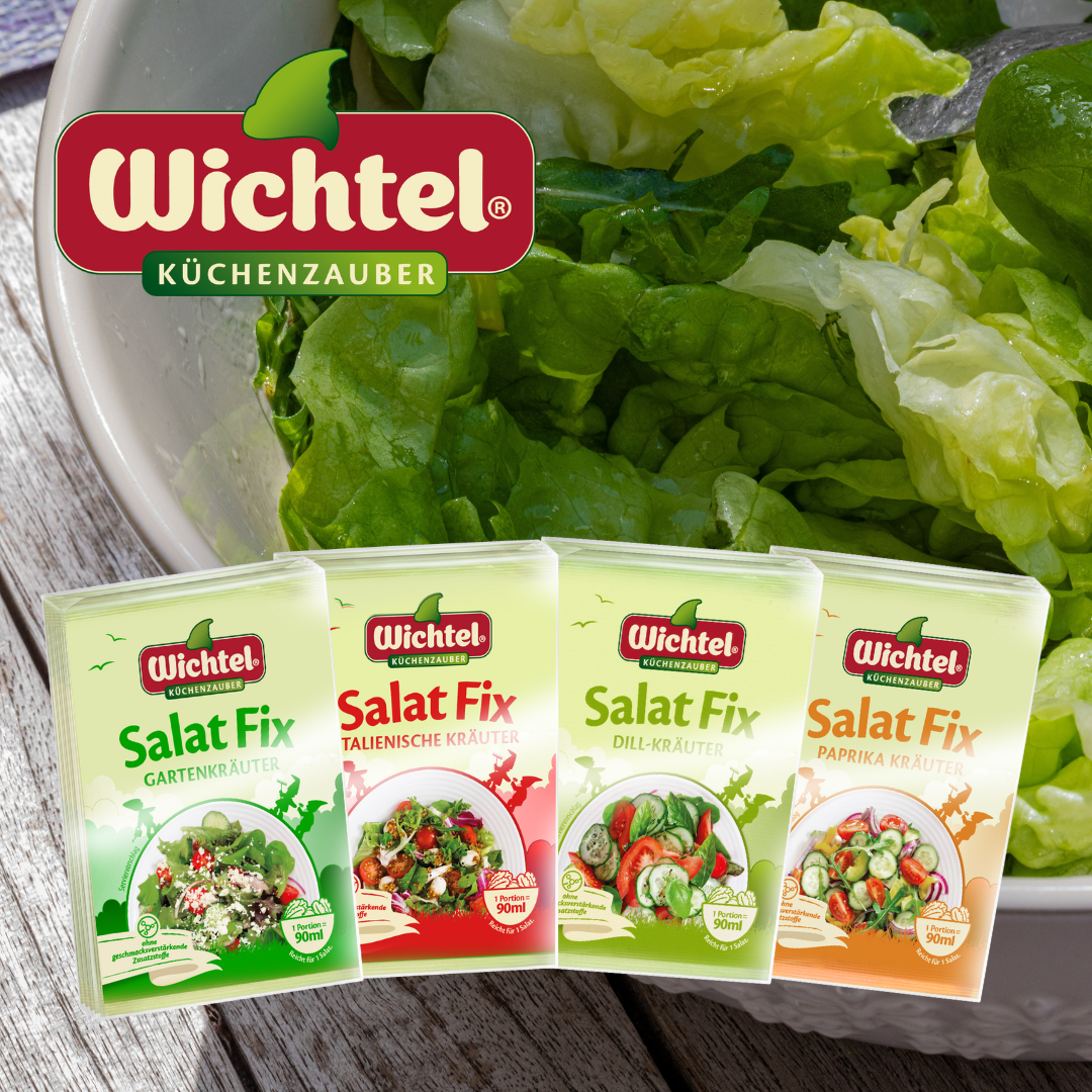 Neues aus dem Bereich Kräuter & Gewürze: WICHTEL Salat Fix