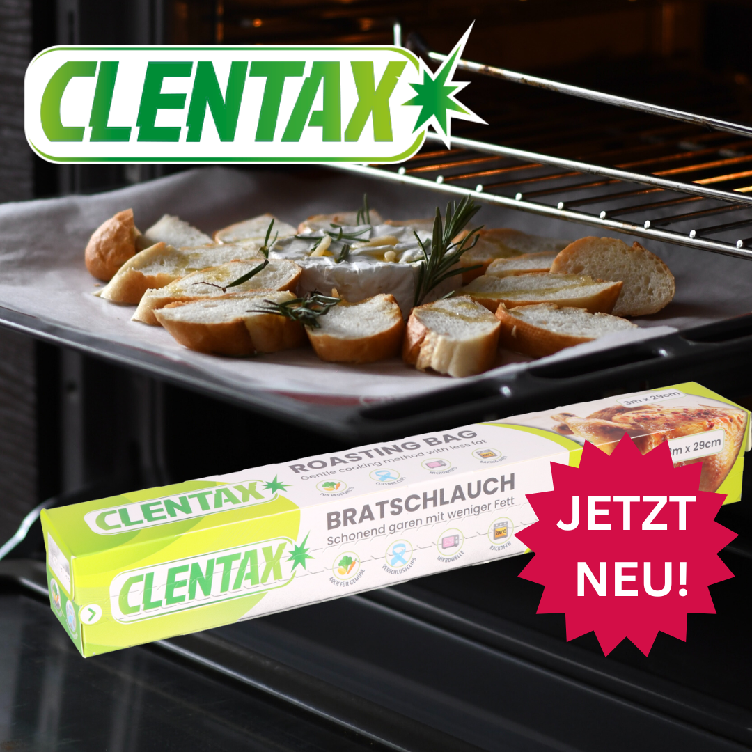 Neues aus dem Bereich Non Food: CLENTAX Bratschlauch