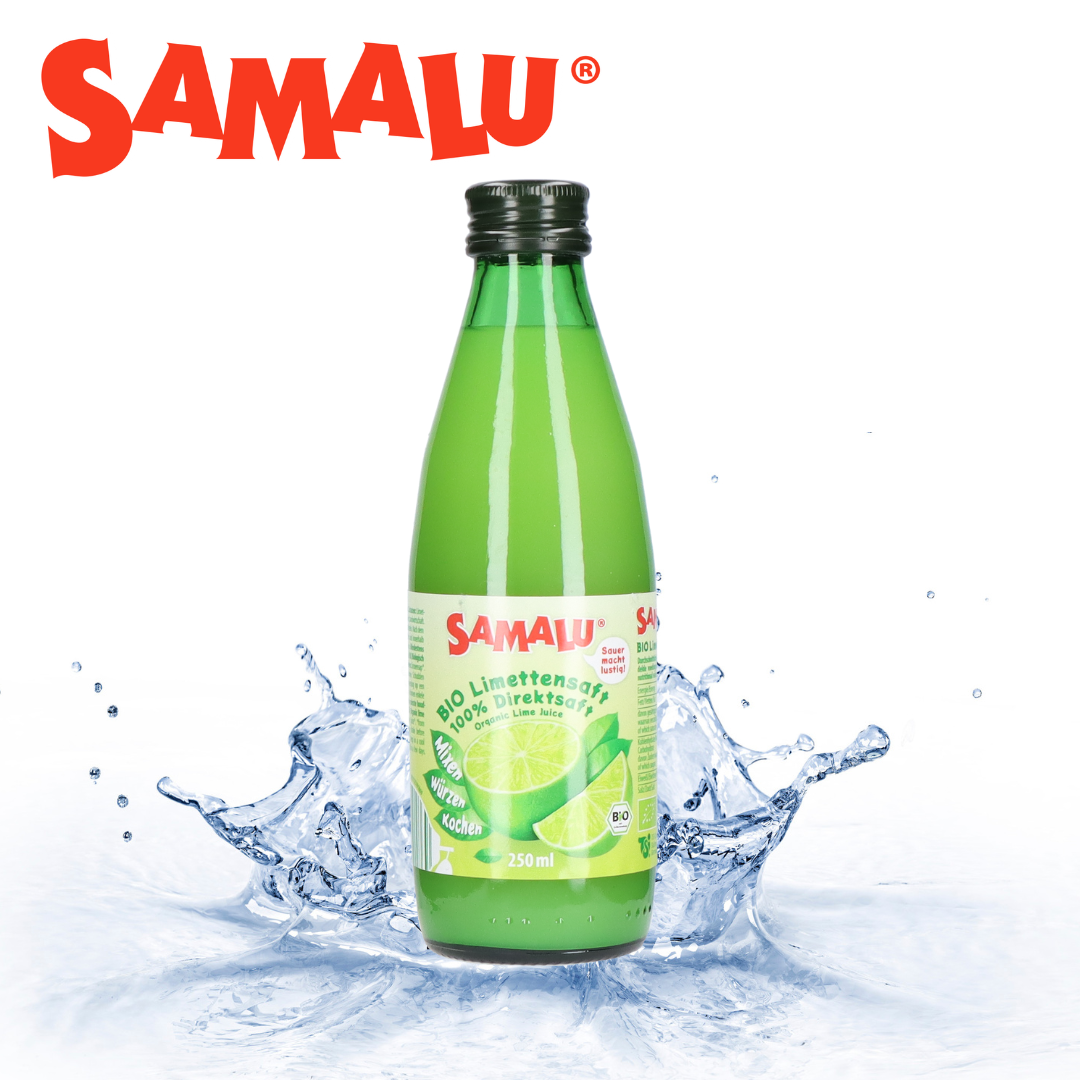 Neues aus dem Bereich Nährmittel: SAMALU Bio Limettensaft