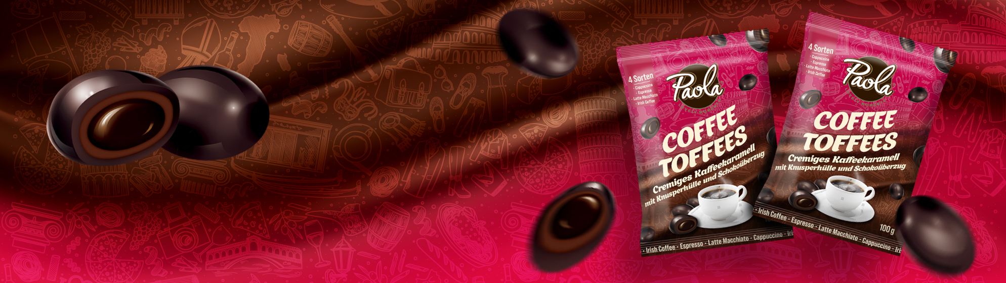 PAOLA: Banner Coffee Toffees