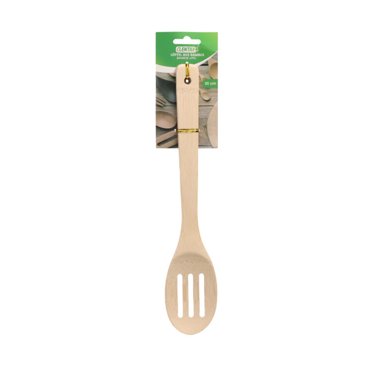 CLENTAX: Bamboo Holzlöffel 30cm