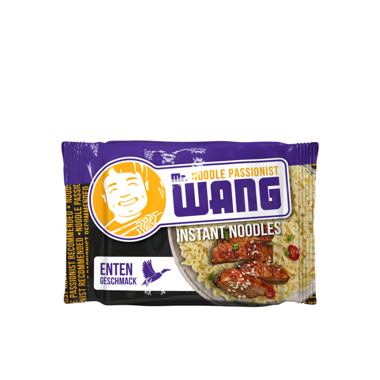 MR.WANG Noodle Passionist: Enten Geschmack Beutel Instant Noodles