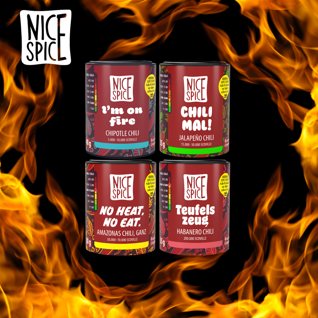 Neues aus dem Bereich Kräuter & Gewürze: NICE SPICE Chili Mix Tray