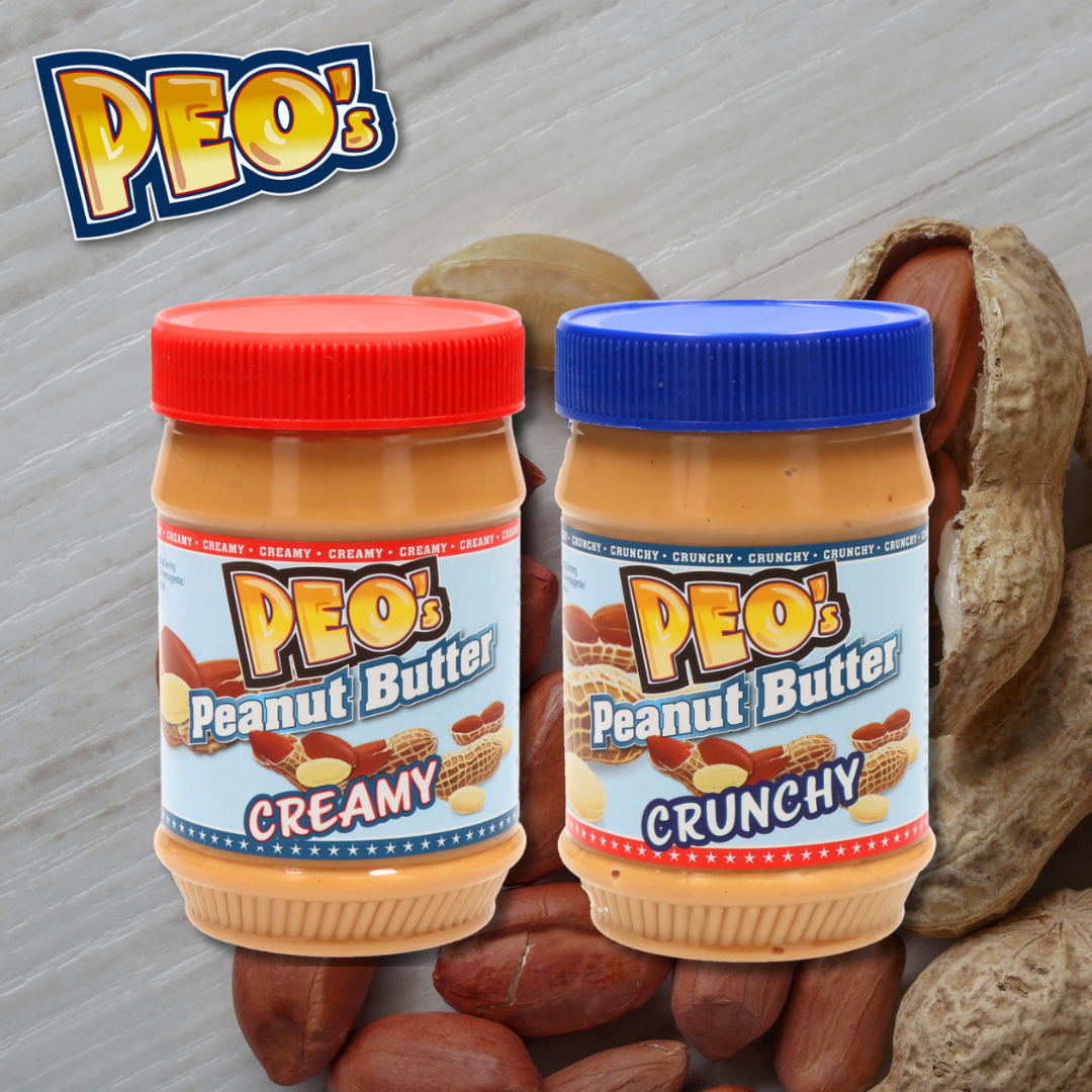 Neues aus dem Bereich Nährmittel: PEO’s Peanut Butter Creamy XXL und Crunchy XXL (510g)