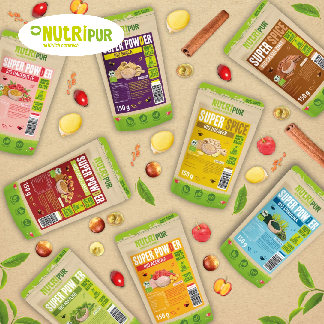 Neues aus dem Bereich Superfood: Nutripur Super Powders & Spices