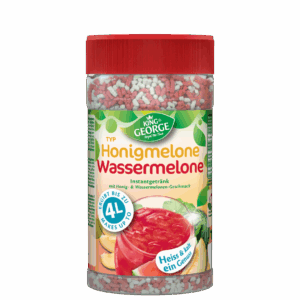 King George Instanttee Honigmelone und Wassermelone – ergibt 4 Liter, heiß & kalt genießbar