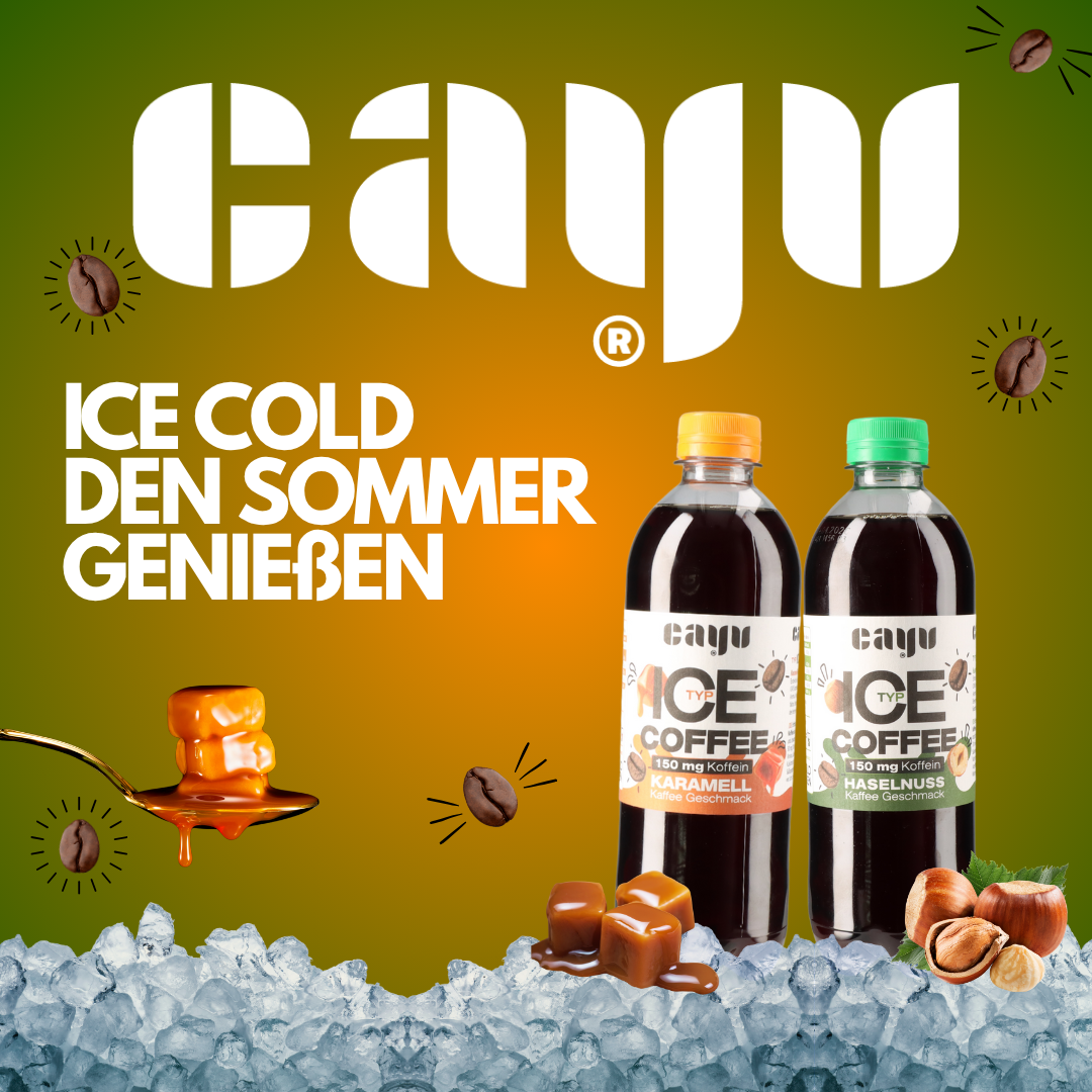 Neues aus dem Bereich Getränke: CAYU Typ Ice Coffee Haselnuss und Karamell 500 ml