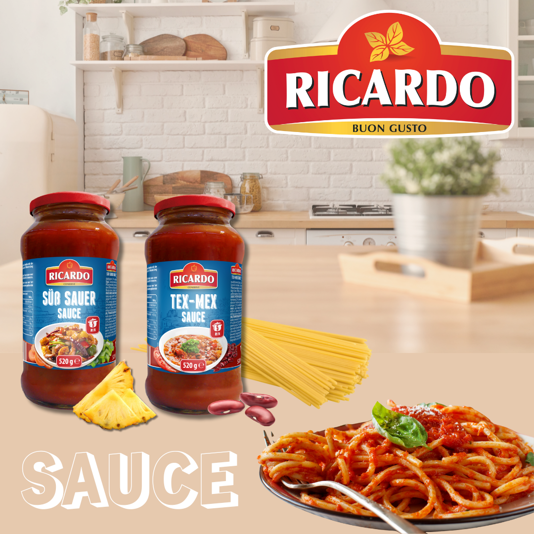 Neues aus dem Bereich Nährmittel: RICARDO Saucen