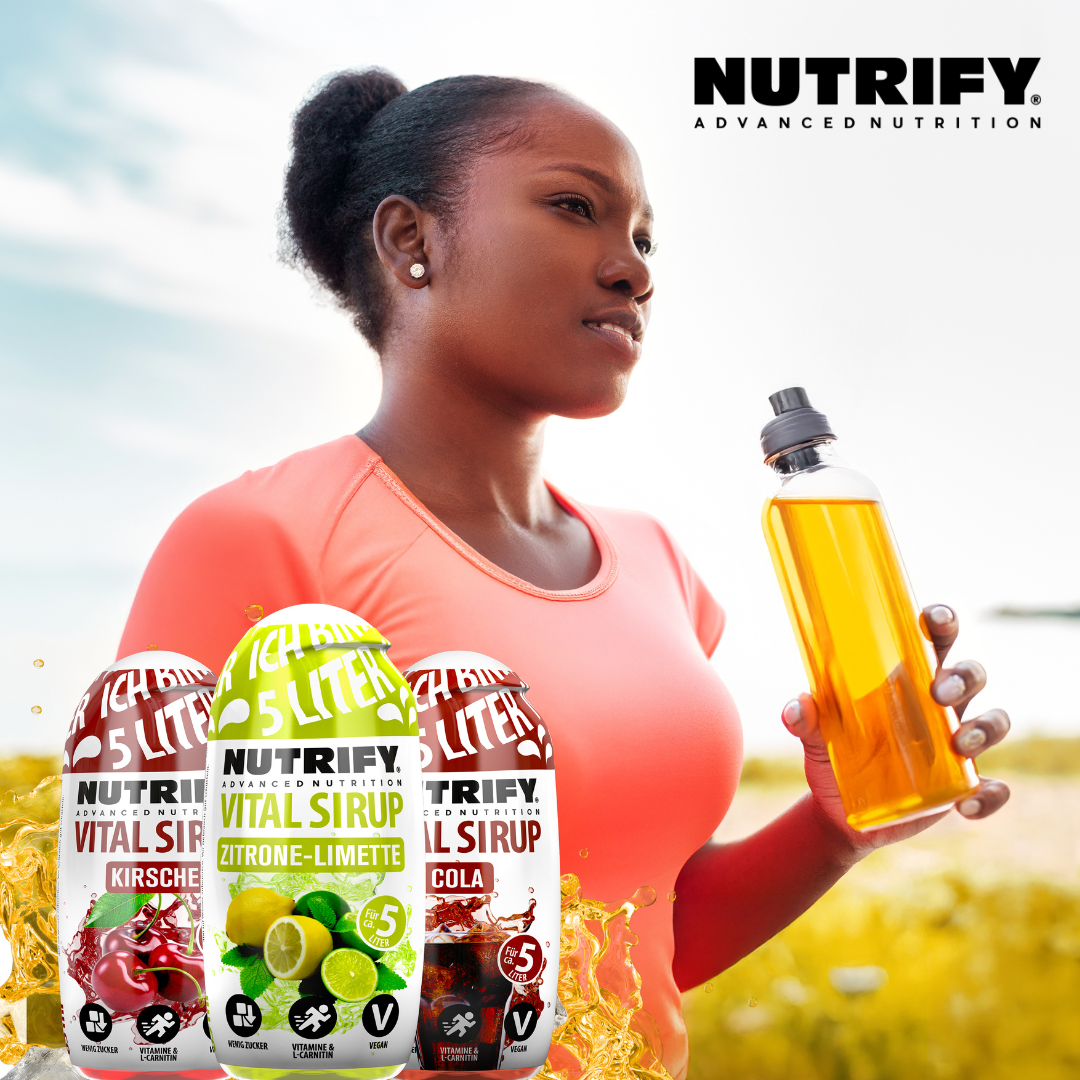 Neues aus dem Bereich Getränke: NUTRIFY Sirup Squeeze Flasche 65 ml