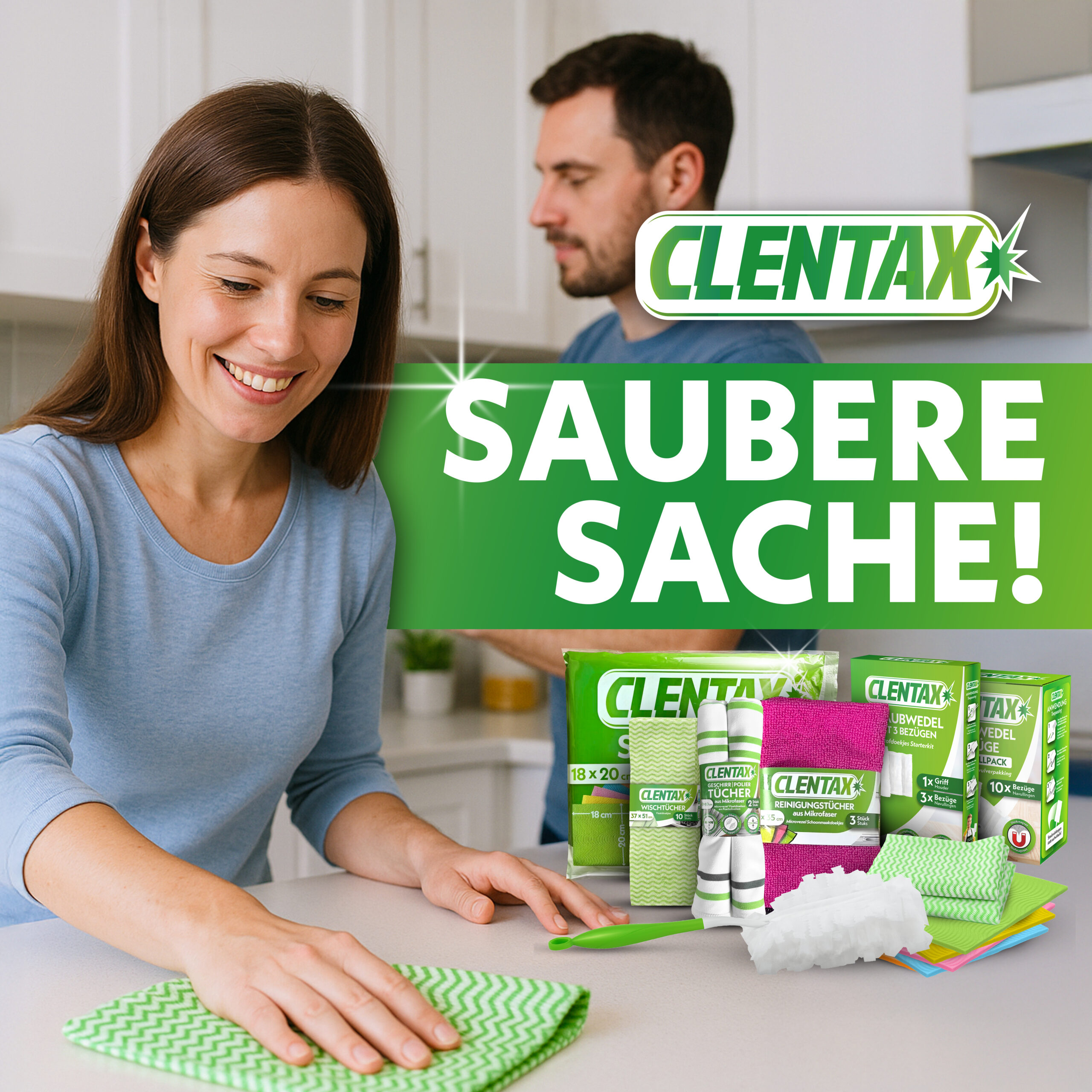 Neues aus dem Bereich Non Food: CLENTAX Tüchersortiment